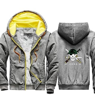 Inspired by One Piece Roronoa Zoro Anime Cartoon 100% Polyester Anime Graphic Outerwear For Men's / Women's / Couple's miniinthebox