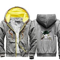 Inspired by One Piece Roronoa Zoro Anime Cartoon 100% Polyester Anime Graphic Outerwear For Men's / Women's / Couple's miniinthebox - thumbnail