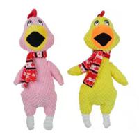 Freedog Chicken Plush Dog Toy - Christmas Collection