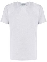 Moschino logo appliqué T-shirt - Grey