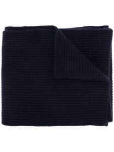 N.Peal chunky ribbed scarf - BLUE