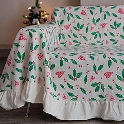 Vintage Sofa Throw Blanket Soft Cozy Cotton Polyester Blend Sofa Cover Floral Slipcover Sofa Towel for Couch Sofa Chair Bed Living Room Lightinthebox