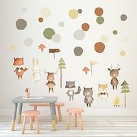 Cartoon Wall Stickers Pre-pasted PVC Removable Stickers, Home Decoration Wall Decal Wall Stickers for bedroom living room Bedroom / Kids Room amp miniinthebox - thumbnail