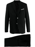 Neil Barrett slim fit two-piece suit - Black - thumbnail