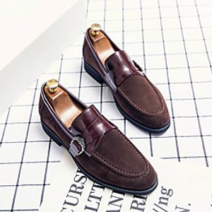 Men's Loafers  Slip-Ons Suede Shoes Penny Loafers Casual Daily Walking Shoes Suede Breathable Non-slipping Wear Proof Blue Black Brown Spring miniinthebox