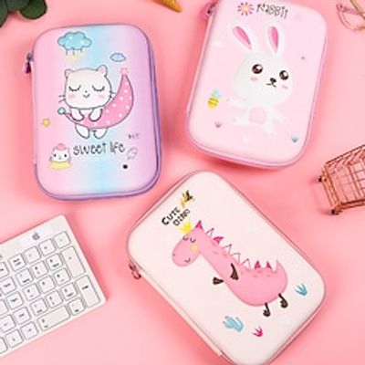 PencilCasePenPouchMarkerBag Cartoon Cute Creative EVA for School Student Kids Lightinthebox