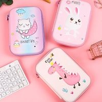 PencilCasePenPouchMarkerBag Cartoon Cute Creative EVA for School Student Kids Lightinthebox - thumbnail