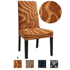 Dinning Chair Cover Stretch Chair Seat Slipcover Soft Durable Washable Furniture Protector For Dinning Room Party miniinthebox