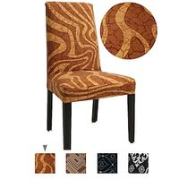 Dinning Chair Cover Stretch Chair Seat Slipcover Soft Durable Washable Furniture Protector For Dinning Room Party miniinthebox - thumbnail