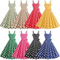 Polka Dots Retro Vintage 1950s A-Line Dress Swing Dress Flare Dress Audrey Hepburn Women's Halloween Casual Daily Dress Lightinthebox