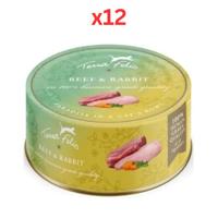 Terra Felis Beef & Rabbit Cat Wet Food 80G (Pack of 12)