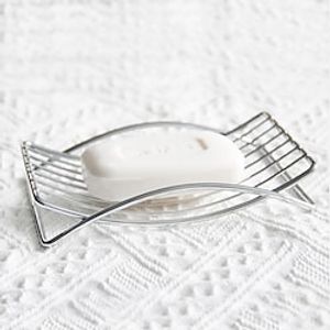 Iron Bathroom Toilet Laundry Soap Soap Box Metal Wire Drain Soap Mesh Rack Soap Holder miniinthebox