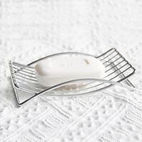 Iron Bathroom Toilet Laundry Soap Soap Box Metal Wire Drain Soap Mesh Rack Soap Holder miniinthebox - thumbnail