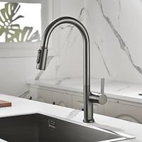 Kitchen faucet - Single Handle One Hole Chrome / Nickel Brushed / Electroplated Pull-out / Pull-down / Tall / High Arc / Purified water Centerset Modern Contemporary Kitchen Taps Lightinthebox