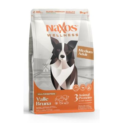 Naxos Adult Medium Natural Beef, Buffalo & Lamb - 3kg