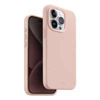 UNIQ Hybrid iPhone 15 Pro Case - MagClick Charging Lino Hue - Blush