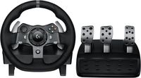 Logitech G920 Driving Force Racing Wheel and Floor Pedals, Real Force Feedback, Stainless Steel Paddle Shifters, Leather Steering Wheel Cover for Xbox Series X|S, Xbox One, PC, Mac - Black - thumbnail