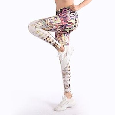 Women's Yoga Pants Moisture Wicking Yoga Fitness Tights Leggings 3D Print lga701145 Winter Sports Activewear  Athletic  Street Lightinthebox