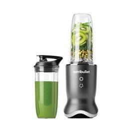 Nutribullet Ultra Blender 900 ml,1200W, With Glow Illuminated Interface, Quietest Single-Serve Blender, Trita Renew Cups, Stainless Steel Rapid Extractor Blade, 1 Yr Warranty, Black (NBU-500)