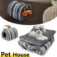 Pet Cat Dog Nest Bed Puppy Soft Warm House Sleeping