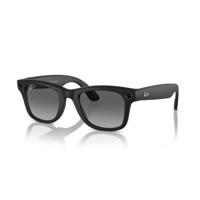 Ray-Ban Meta Wayfarer Matte Black / Polar Gradient Graphite Glasses RW4006