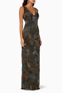 Sequin Embellished Gown