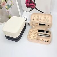1PC Jewelry Box Waterproof Portable Mini Wearable Fabric For Women's Casual Portable Lightinthebox - thumbnail