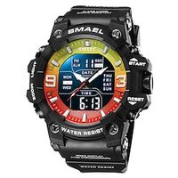 SAMEL Sport Men Digital Watch Military Watches Dual Display Waterproof Army Time Quartz Wristwatch Male Sports Clock Lightinthebox - thumbnail