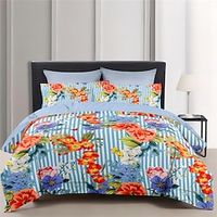 100% Cotton Duvet Cover Set Floral Pattern Comforter Set 23PCS Luxury Bedding Set Home Decor Bedding Gift King Queen Full Size Lightinthebox - thumbnail