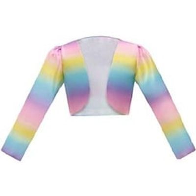 Girl's Dresses Autumn And Winter New Children'S Skirt Unicorn Rainbow Coat Children'S Girl Dress Lightinthebox