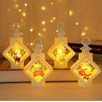 2pcs 1PC  Christmas Decoration Atmosphere Lights LED Wind Lights Holiday Party Supplies Window Decorations Desktop Decorations Lightinthebox