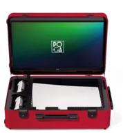 IndiGaming POGA Lux 24-Inch Portable Gaming Monitor Red for PlayStation 5