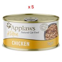 Applaws Kitten Chicken 70G Tin (Pack Of 5)