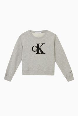 Monogram Sweatshirt in Fleece