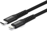 Philips USB-C to Lightning Braided Cable Black 2m -DLC5206L/00