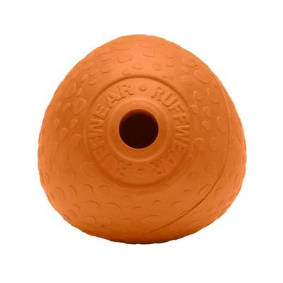 Ruffwear Huckama Rubber Throw Dog Toy - Campfire Orange
