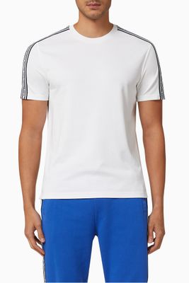 Logo Tape T-shirt in Cotton