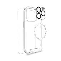 Baykron 4-in-1 Package Case+Screen+Camera Lens+Ring For iPhone 15 Pro