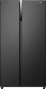 Hitachi 680L Gross, Net 525L Side By Side 2 Door Refrigerator Dual Fan Cooling, Quick Freezing, Mirror Touch Controller Energy Saving, Dark Inox, HRSN9552DDXAE