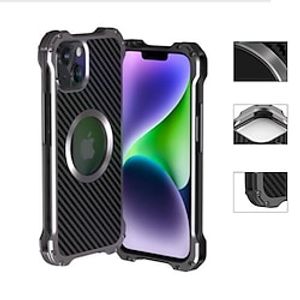 Phone Case For Apple Back Cover iPhone 14 Pro Max 13 12 Pro Max Mini Detachable Four Corners Drop Resistance Military Grade Protection Armor Aluminum Alloy Lightinthebox
