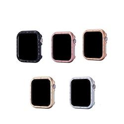 5 Pack Watch Case Compatible with Apple Watch Series 8 7 41mm 45mm / Series 6 5 4 SE 40mm 44mm / Series 3 2 1 38mm 42mm Scratch Resistant Ultra-thin All Around Protective Alloy Watch Cover Lightinthebox