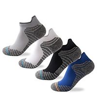 Men's Hiking Socks 1 Pair Outdoor Soft Stretchy Sweat wicking Comfortable Socks Patchwork Chinlon Polyester White Black Blue for Hunting Fishing Climbing Lightinthebox - thumbnail