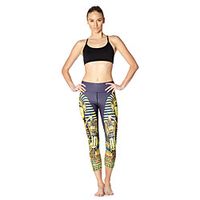 Women's Basic Casual Breathable Daily Gym Leggings Pants Graphic Calf-Length Print Royal Blue miniinthebox - thumbnail