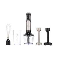 Midea 1000W Hand Blender With DC Motor, Stainless Steel Wander, Multi-functional For Whisking - Chopping - Mashing, Variable Speed For Turbo & Stepless, 1L Chopper Bowl, 600ml beaker, MJ-BH1001W