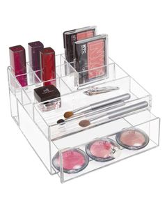 Interdesign Cosmetic Organiser with Drawer 6.3 x 7 x 3.8 inch Clear