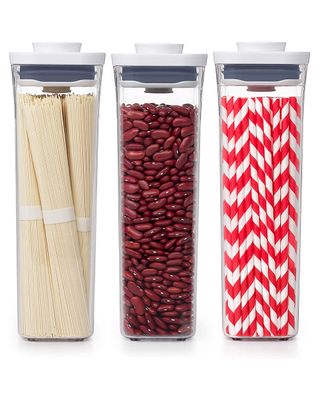 OXO Good Grip 800ML POP Mini Container Square Clear Set of 3