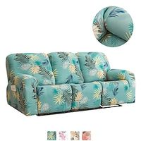 Floral Recliner Sofa Covers Stretch Reclining Couch Covers for 1/2/3/4 Cushion Reclining Sofa Slipcovers Furniture Covers Thick Soft Washable miniinthebox - thumbnail