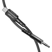 Acefast Audio cable C1-08 USB-C to 3.5mm male, Deep Space Gray - thumbnail