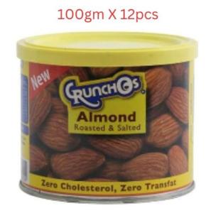 Crunchos Almond, 100g - Carton of 12 Packs