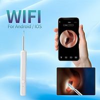 Otoscope Ear Cleaner Earwax Remover Tools with 2MP 0 inch Inspection Camera <1m  3ft 2 mp Portable Recording Image and Video Function LED Light Waterproof Personal Care 15-30 mm P10 Lightinthebox - thumbnail